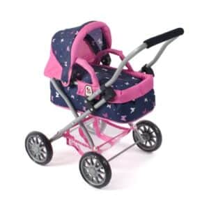 BAYER CHIC 2000 Mini-Kuschelwagen SMARTY Butterfly navy-pink