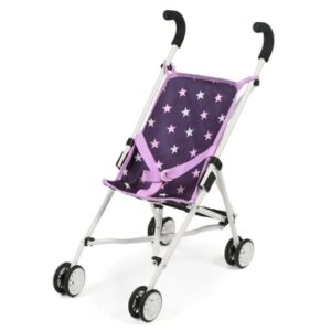 BAYER CHIC 2000 Mini-Puppenwagen ROMA Stars lila