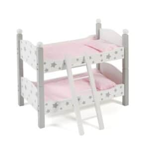 BAYER CHIC 2000 Puppen-Etagenbett Stars grau