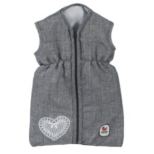 BAYER CHIC 2000 Puppen-Schlafsack Jeans grey