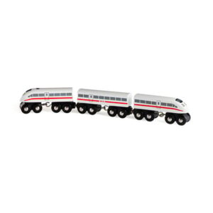 BRIO® WORLD Holzeisenbahn ICE - Schnellzug mit Sound 33748