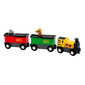 BRIO® WORLD Holzeisenbahn Safari Zug 33722