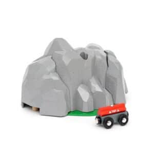 BRIO® WORLD Holzeisenbahn Tunnel mit Sprengfunktion