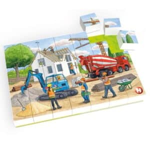 HUBELINO® Puzzle Auf der Baustelle (35-teilig)