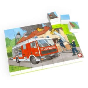 HUBELINO® Puzzle Feuerwehr Einsatz (35-teilig)