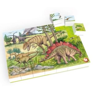 HUBELINO® Puzzle Welt der Dinosaurier (35-teilig)