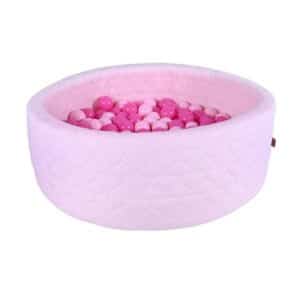 knorr toys® Bällebad soft Cosy heart rose mit 300 Bällen