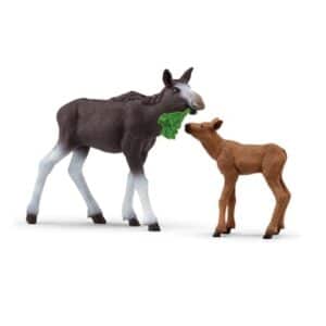 schleich® Elchkuh mit Kalb 42629