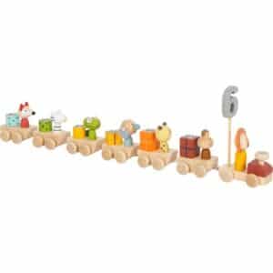 small foot® Geburtstagszug mit Tieren